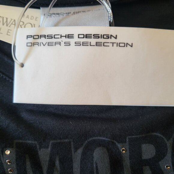 NWT Porsche Design Women's "Glamorous Speed" T Shirt Small Medium - Picture 6 of 11